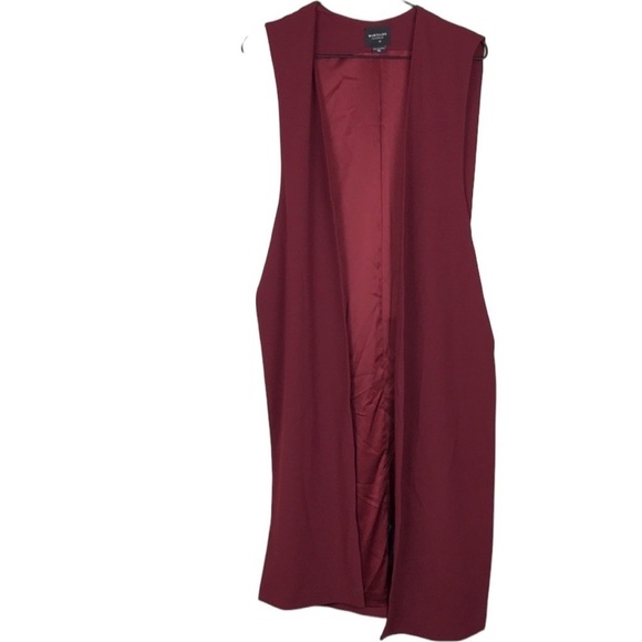 Marciano Jackets & Blazers - Marciano burgundy duster open vest